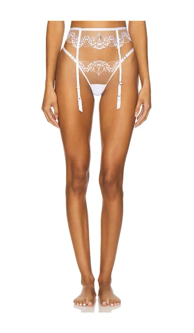 Bluebella Marisa Suspender In White & Sheer