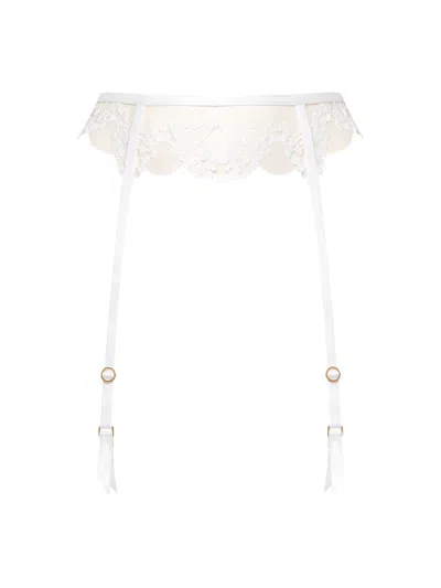 Bluebella Marisa Suspender In White/sheer