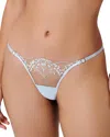 Bluebella Marisa Embroidered Briefs In Blue