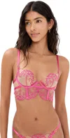 Bluebella Marissa Underwire Longline Lace Bra In Pink