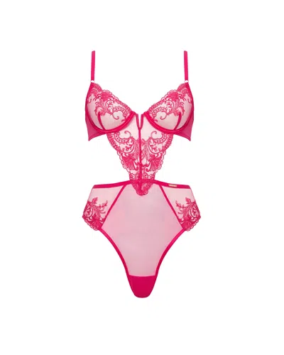 Bluebella Marseille Wired Body Fuchsia Pink In Red