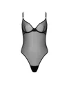 Bluebella Naomi Mesh Bodysuit Black In Black
