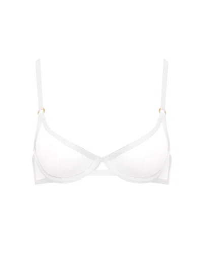 Bluebella Naomi Mesh Bra White In Multi