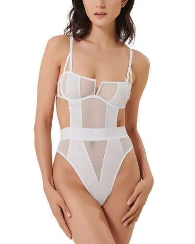 Bluebella Orla Underwire Bodysuit In White