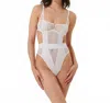 Bluebella Orla Wired Bodysuit In White In White