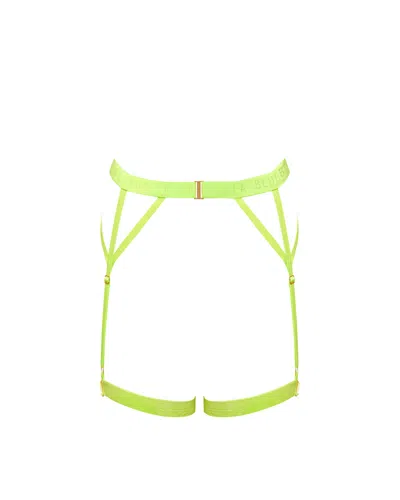 Bluebella Oslo Thigh Harness Tender Shoots In Green