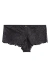 Bluebella Peyton Lace Boyshorts In Black
