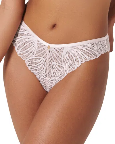 Bluebella Peyton Lace Thong Panties In Pearl Pink