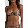 Bluebella Rosalie Embroidered Mesh Underwire Bra In Black