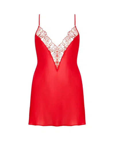 Bluebella Rosalie Short Chemise Red