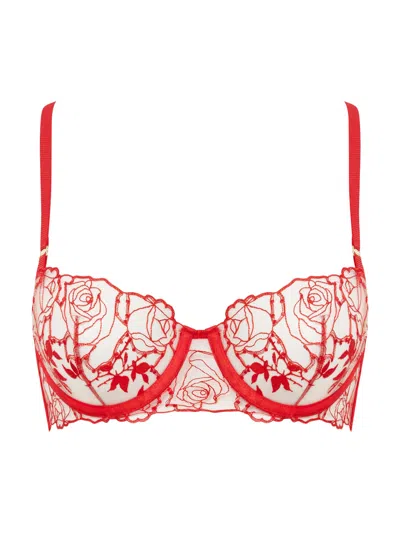 Bluebella Rosalie Wired Bra In Red