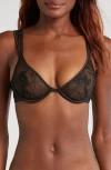 Bluebella Seraphim Wired Bra Black In Black