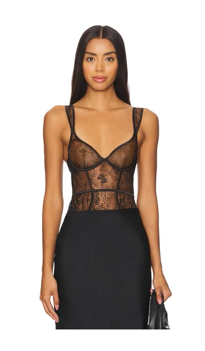 Bluebella Seraphim Wired Bodysuit In Black