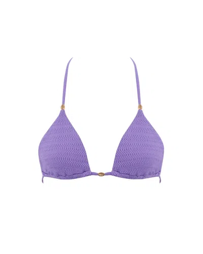 Bluebella Shala Triangle Bikini Top Lilac In Purple