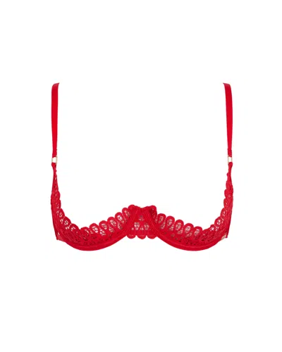 Bluebella Tallulah Open Bra Red
