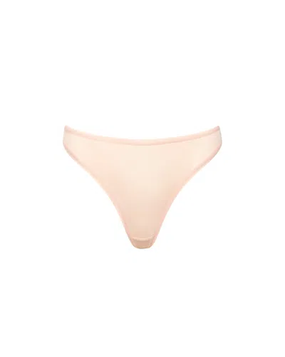 Bluebella Thena High-waist Thong Frosted Caramel In Neutral