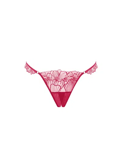 Bluebella - Us Amarosa Open Embroidered Brief Pink