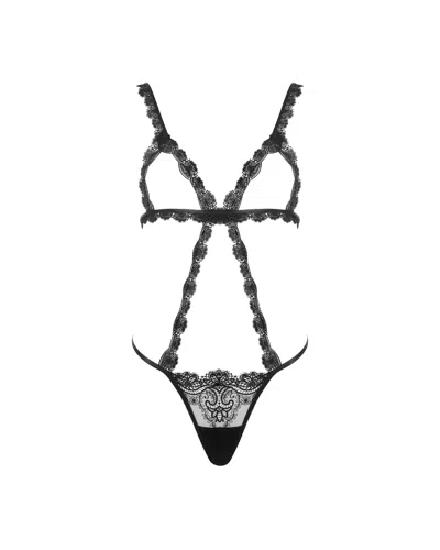 Bluebella - Us Arella Open Bodysuit Black