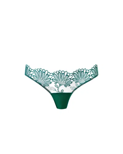 Bluebella - Us Bluebella Amaris Sheer Floral Panty Green