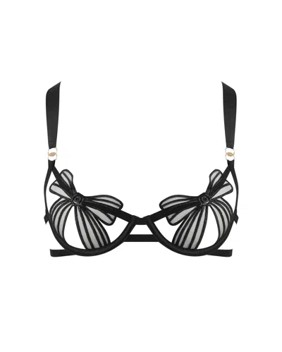 Bluebella - Us Bluebella Annabel Open Bow Bra Black