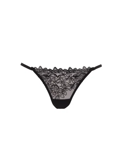Bluebella - Us Bluebella Audrey Embroidered Panty Black