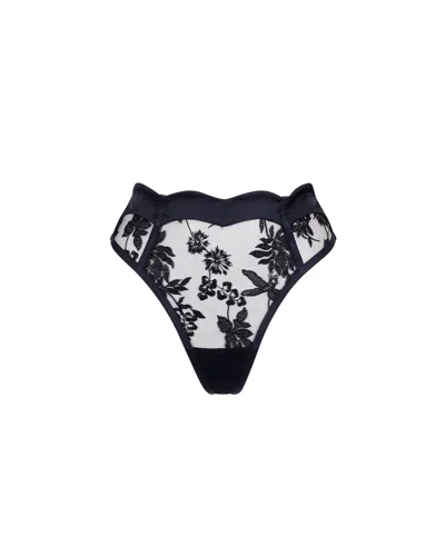 Bluebella - Us Bluebella Cassandra High-waist Thong Black
