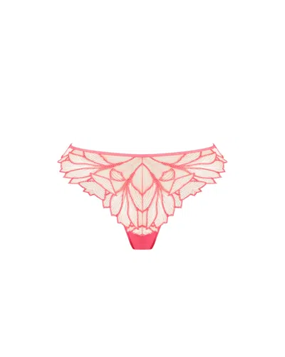 Bluebella - Us Bluebella Eden Sheer Thong Pink Lemonade/white