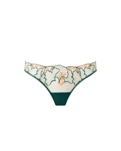 Bluebella - Us Bluebella Gianna Sheer Brief Green/orange