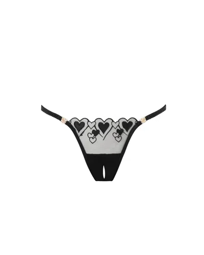 Bluebella - Us Bluebella Harlow Open Panty Black
