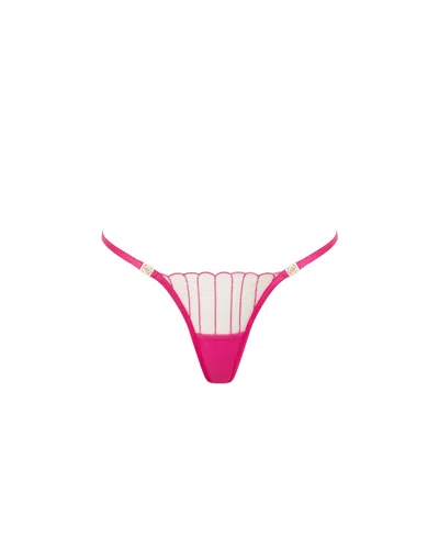 Bluebella - Us Bluebella Imogen Thong Fuchsia Pink/sheer