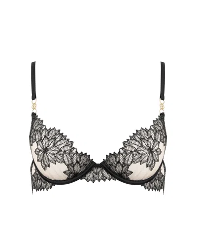 Bluebella - Us Bluebella Inaya Sheer Floral Bra Black