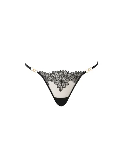 Bluebella - Us Bluebella Inaya Sheer Floral Panty Black