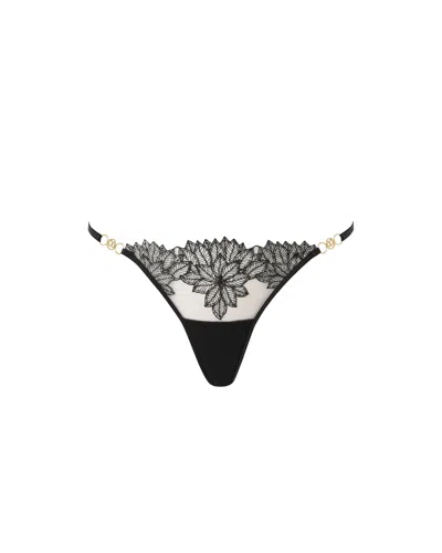 Bluebella - Us Bluebella Inaya Sheer Floral Thong Black