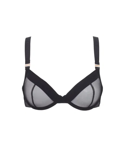 Bluebella - Us Bluebella Lilia Mesh Wired Bra In Black