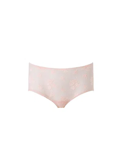 Bluebella - Us Bluebella Lisa Embroidered Sheer Boy Short Pearl Pink