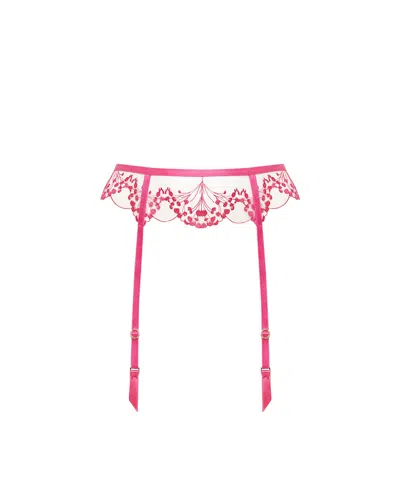 Bluebella - Us Bluebella Marisa Garter Belt Fuchsia Pink/sheer