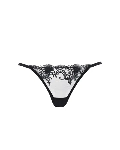 Bluebella - Us Bluebella Marseille Embroidered Sheer Panty Black
