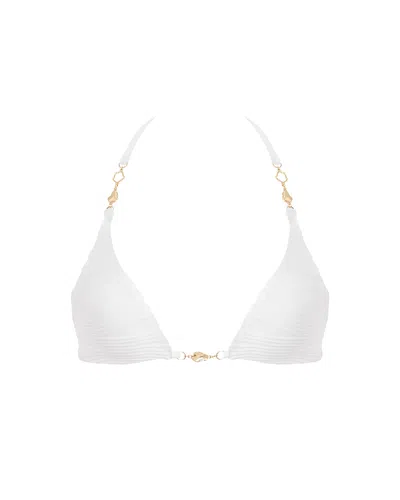 Bluebella - Us Bluebella Orta Triangle Bikini Top White