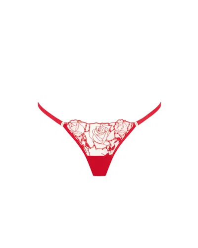 Bluebella - Us Bluebella Rosalie Sheer Thong Red