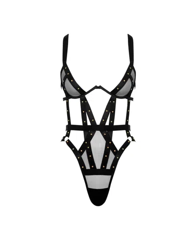 Bluebella - Us Bluebella Sana Open Strappy Bodysuit Black