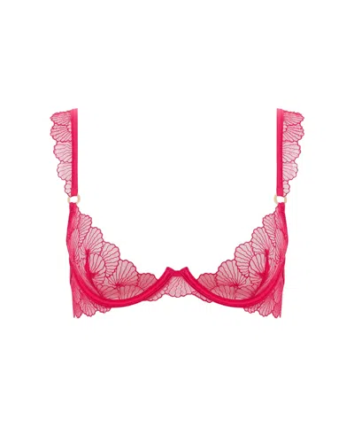 Bluebella - Us Bluebella Vermont Embroidered Sheer Bra Pink