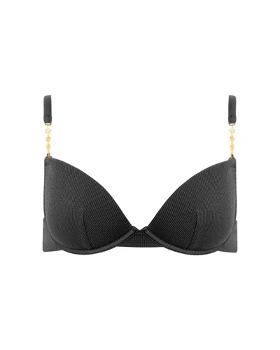 Bluebella - Us Caspian Underwire Bikini Top Black