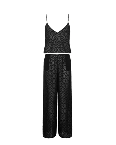 Bluebella - Us Bluebella Cassat Cami & Trouser Set Black