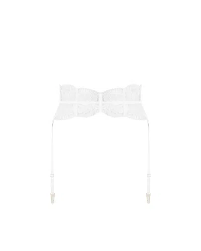 Bluebella - Us Gabriella Waspie Suspender (with Detachable Suspenders) White