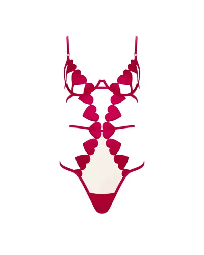 Bluebella - Us Gia Open Heart Bodysuit Pink
