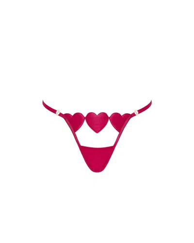 Bluebella - Us Gia Open Heart Thong Pink