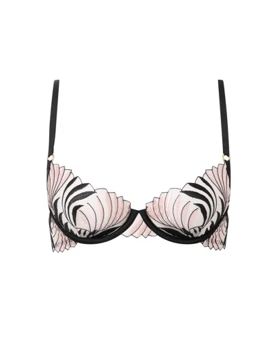 Bluebella - Us Katerine Embroidered Sheer Bra Black/pearl