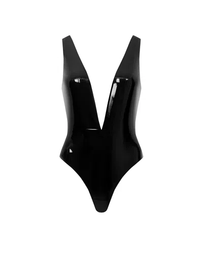 Bluebella - Us Bluebella Latex Bodysuit Black