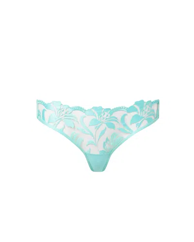 Bluebella - Us Leonora Floral Embroidered Brief Blue
