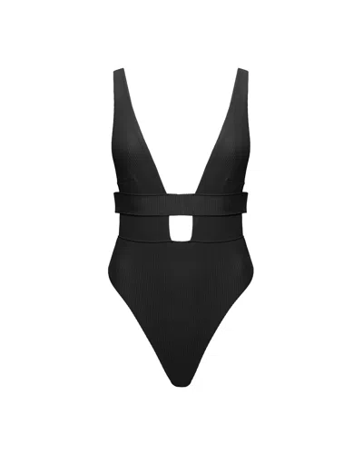 Bluebella - Us Bluebella Lucerne Plunge Swimsuit Black